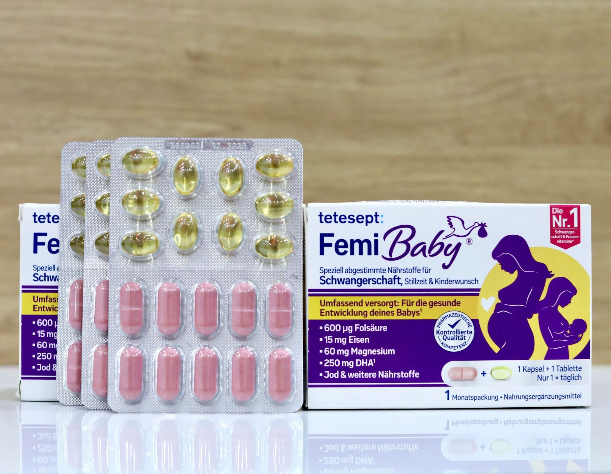  Viên uống Tetesept Femi Baby – Hỗ trợ bổ sung dưỡng chất cho mẹ bầu 