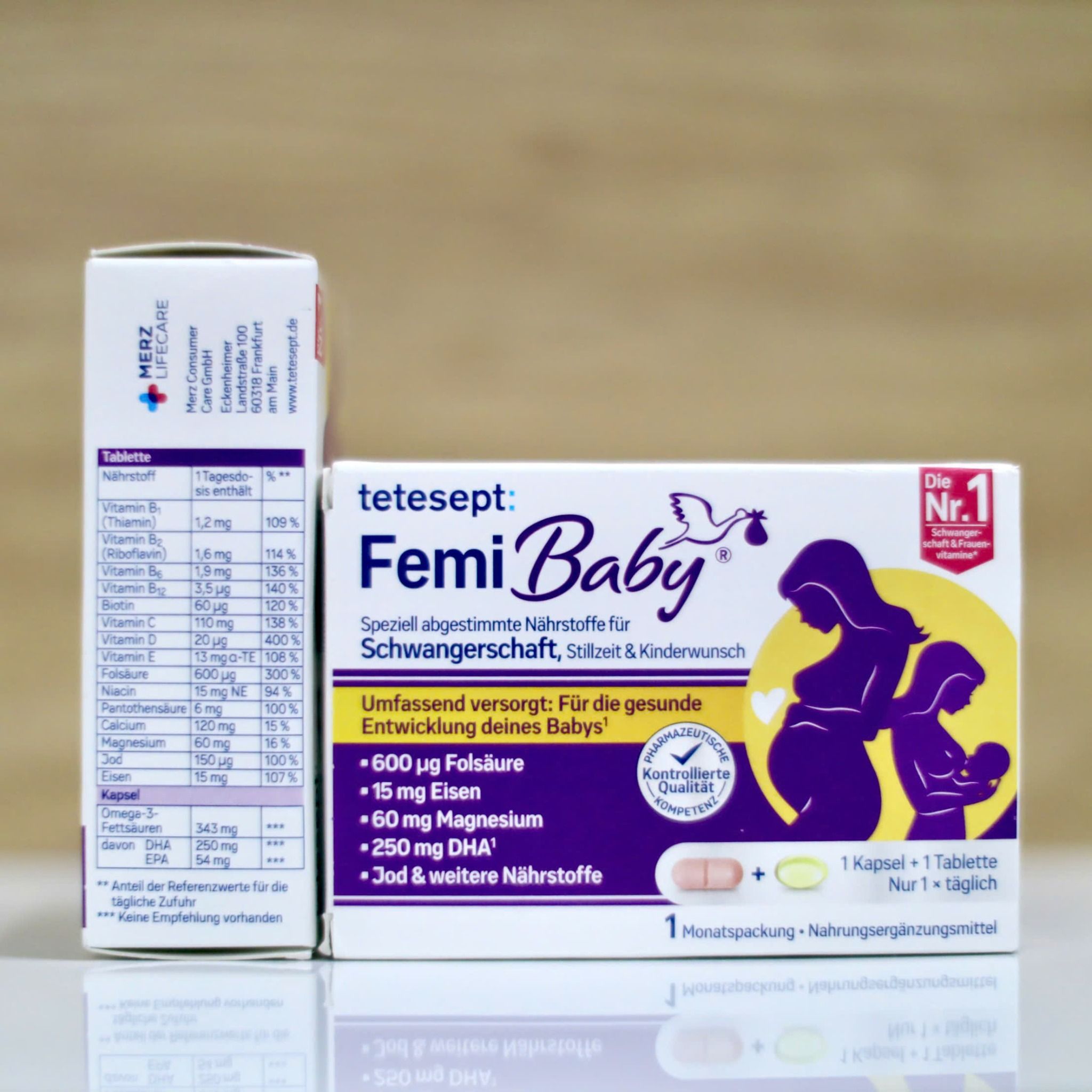  Viên uống Tetesept Femi Baby – Hỗ trợ bổ sung dưỡng chất cho mẹ bầu 