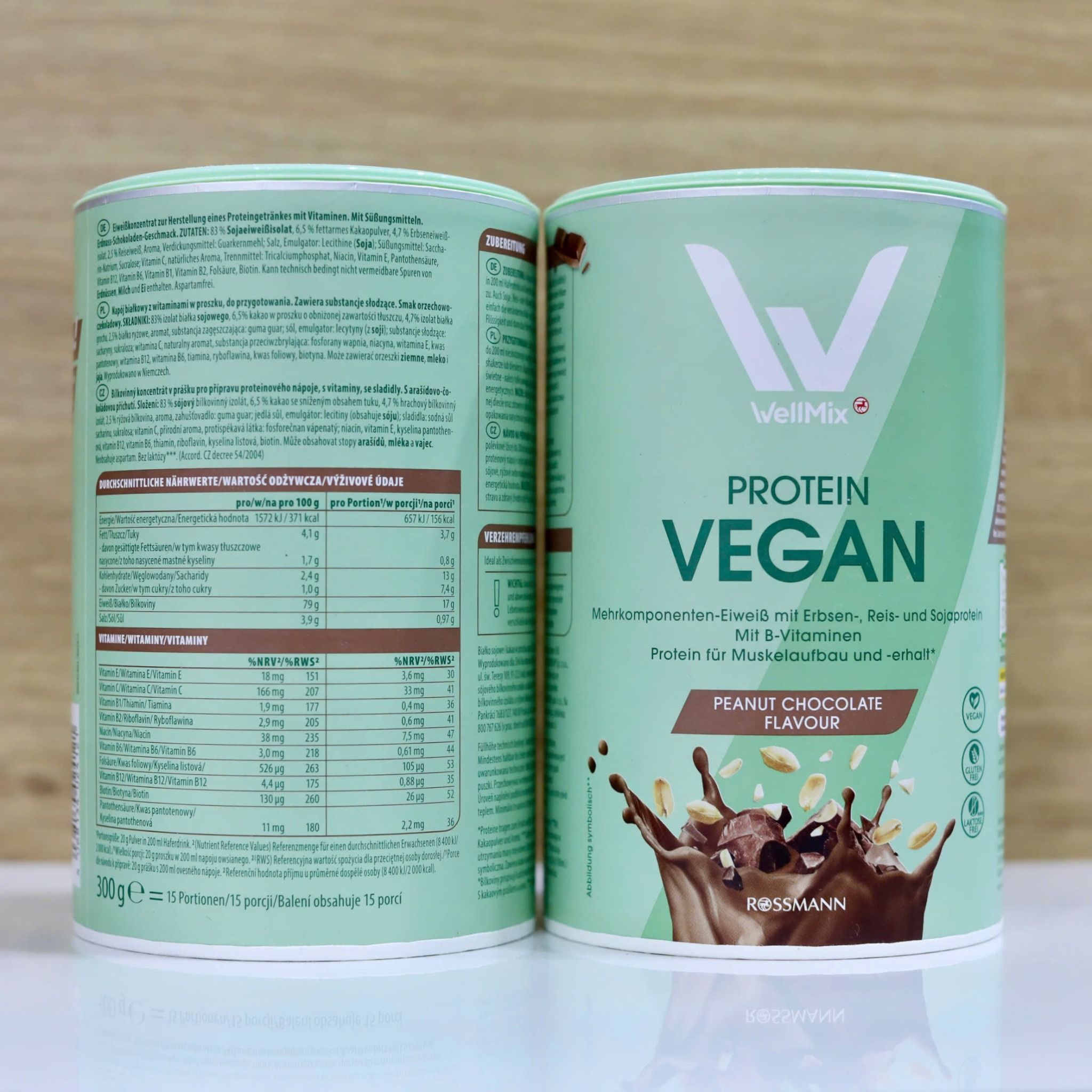  Bột whey Protein Vegan hương Chocolate nguyên vị 