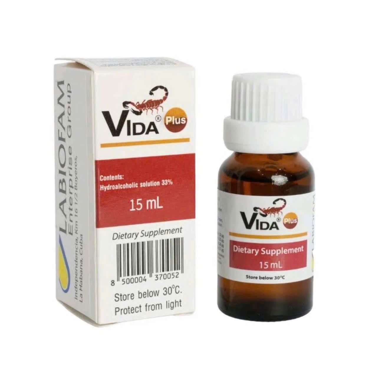  Mua 3 tặng 1 - Nọc Bọ Cạp Xanh Vida Plus Cuba Giúp Nâng Cao Thể Trạng, Hỗ Trợ Giảm Đau Cho Người Bệnh Ung Bướu 