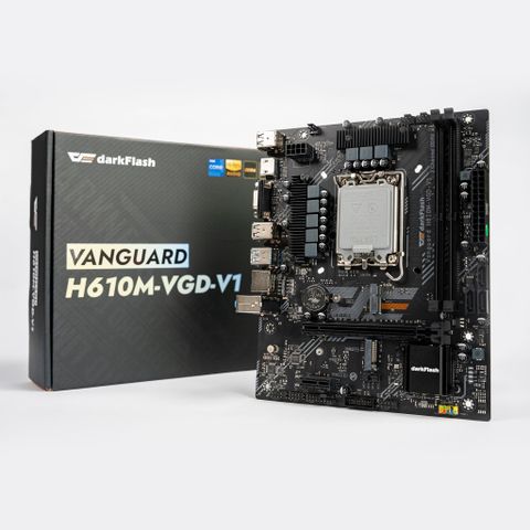 Mainboard DarkFlash H610M-VGD-V1 (Chipset H610, SK1700, 2xDDR4, PCE NVMe Gen3x4, Lan 1Gbps, VGA, HDMI