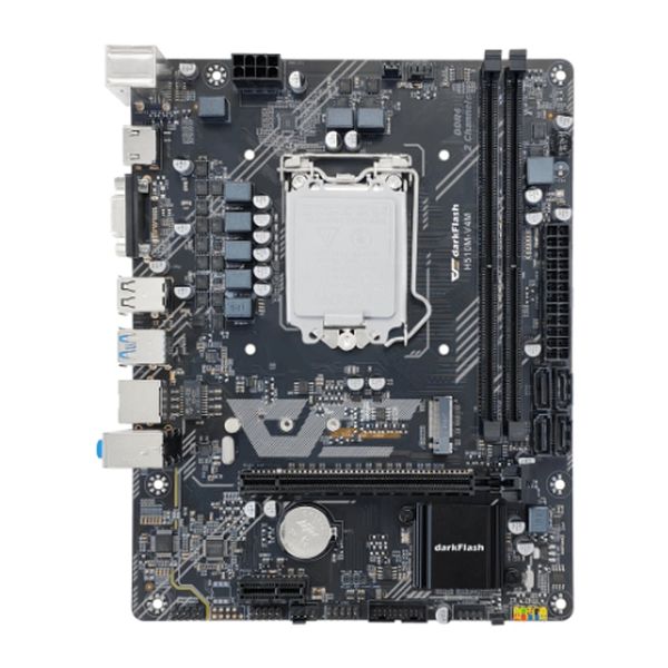 Mainboard DarkFlash H510M-V4M-V10 (Chipset H510,SK1200, 2xDDR4,3 xSata III Pce NvmE Gen 3x 4. USB, Lan 1Gbps, VGA,HDMI)