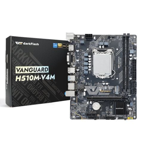 Mainboard DarkFlash H510M-V4M-V10 (Chipset H510,SK1200, 2xDDR4,3 xSata III Pce NvmE Gen 3x 4. USB, Lan 1Gbps, VGA,HDMI)