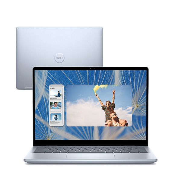 Laptop Dell Inspiron 7440 2 in 1 (Table + Laptop 2 in 1) Core 5-120U/ RAM 16GB/ SSD 512GB/ 14.0' FHD+Touch/Win 11/ Ice Blue