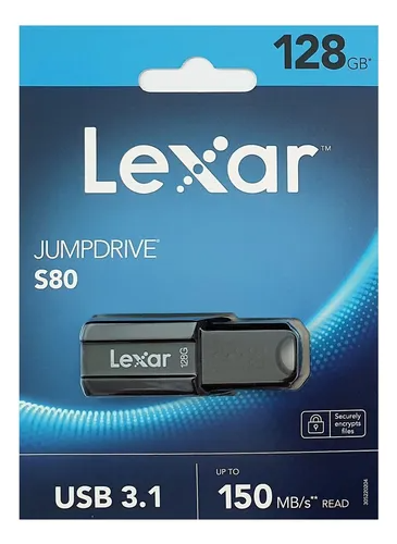 USB Lexar JumpDrive S80 128GB 3.2 Black