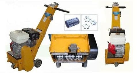 Máy băm nền hạ cốt tẩy sơn bê tông nhựa Turbo 7HP