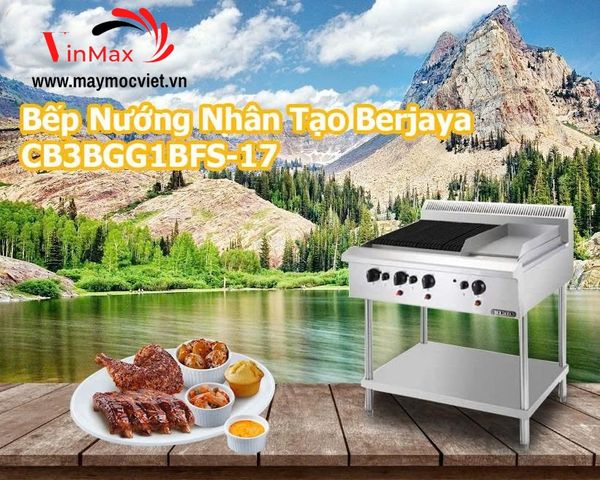 Bếp nướng có chiên phẳng Berjaya CB3BGG1BFS-17