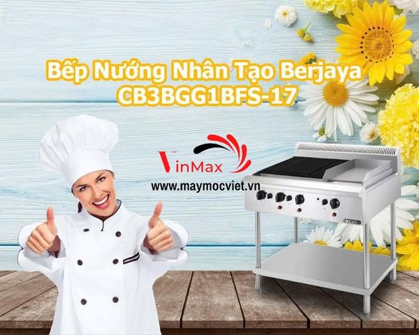Bếp nướng có chiên phẳng Berjaya CB3BGG1BFS-17