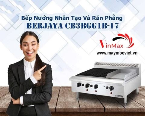 Bếp nướng có chiên phẳng Berjaya CB3BGG1B-17