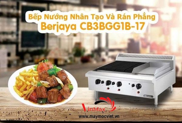 Bếp nướng có chiên phẳng Berjaya CB3BGG1B-17