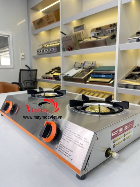 Bếp Gas Inox 2 Họng Turbo TBB2H