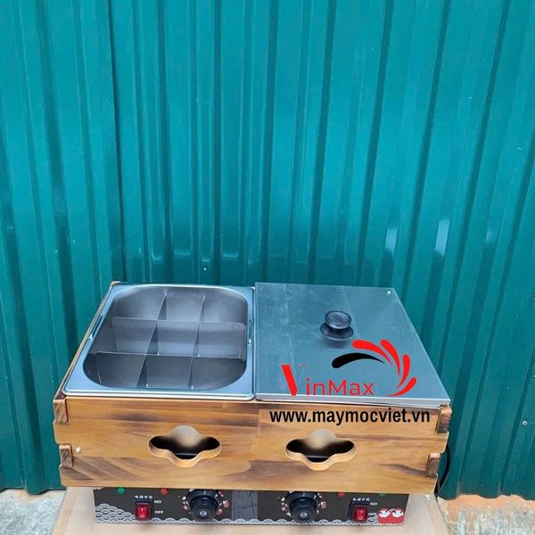 Nồi Nhúng Lẩu Xiên Que ODEN HJ-2 Đơn 18 Ngăn