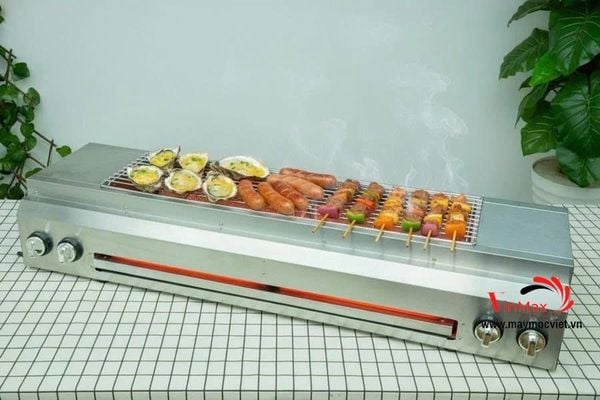 Bếp Nướng Thịt Xiên dùng Gas Không Khói Turbo T150