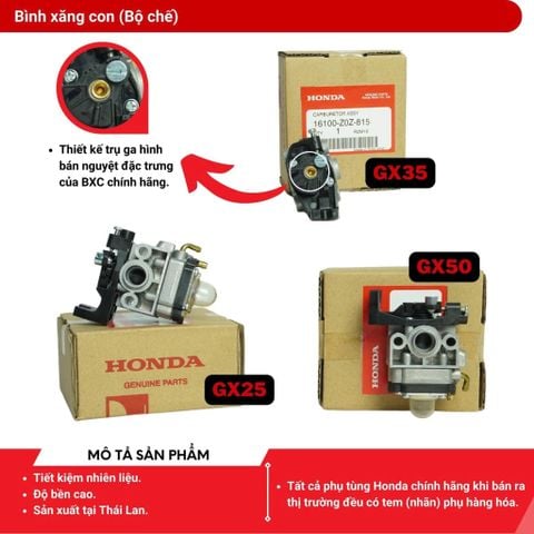 Bình Xăng Con Honda GX25, GX35, GX50