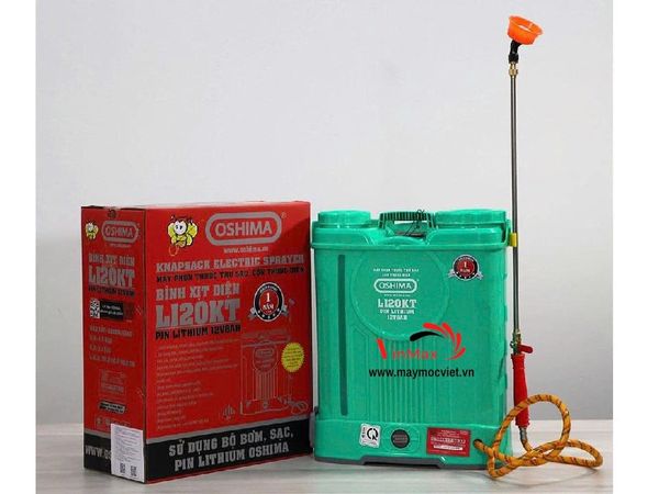Máy Phun Thuốc Trừ Sâu Dùng Điện Oshima Li20KT (1 Pin)