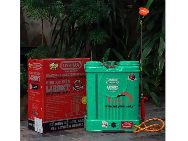 Máy Phun Thuốc Trừ Sâu Dùng Điện Oshima Li20KT (1 Pin)
