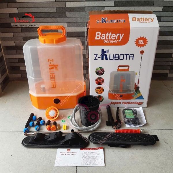 Bình Xịt Điện Z-Kubota 6 Lít
