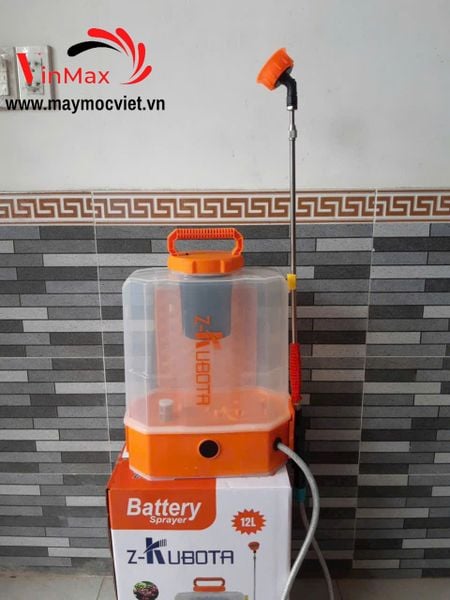 Bình xịt 12 lít Z-Kubota dùng pin 12V