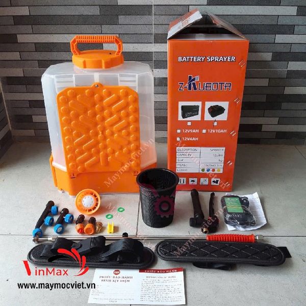 Bình Xịt Điện Z-Kubota 6 Lít