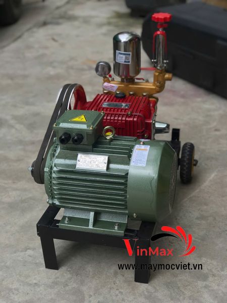Máy Rửa Xe Áp Lực Cao Nakawa NK3098 Lắp Motor 5.5KW Việt Hung