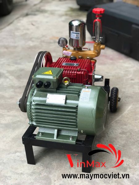 Máy Rửa Xe Áp Lực Cao Nakawa NK3098 Lắp Motor 5.5KW Việt Hung