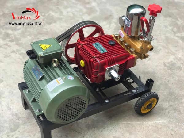 Máy Rửa Xe Áp Lực Cao Nakawa NK3098 Lắp Motor 5.5KW Việt Hung