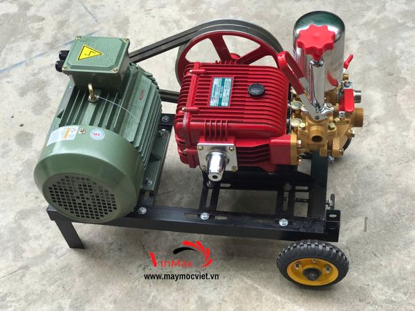 Máy Rửa Xe Áp Lực Cao Nakawa NK3098 Lắp Motor 4KW Việt Hung