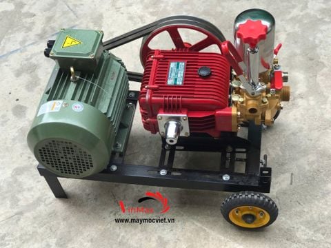 Máy Rửa Xe Áp Lực Cao Nakawa NK3098 Lắp Motor 4KW Việt Hung