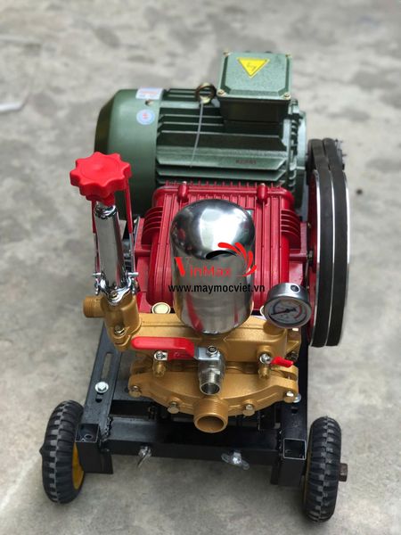 Máy Rửa Xe Áp Lực Cao Nakawa NK3098 Lắp Motor 4KW Việt Hung