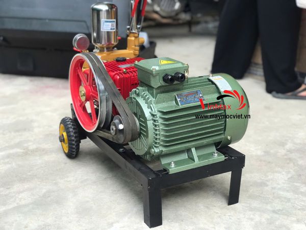 Máy Rửa Xe Áp Lực Cao Nakawa NK3098 Lắp Motor 4KW Việt Hung