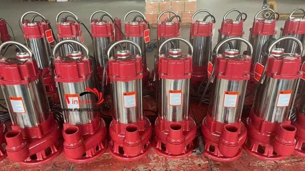 Máy Bơm Chìm Cắt Rác Long Việt SPC750 0.75kW