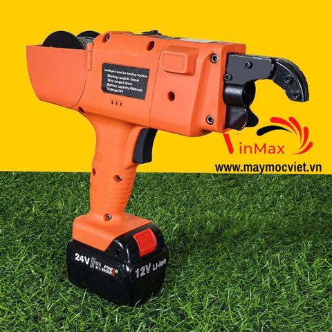 Máy buộc dây thép, kẽm dùng pin Kenpro K12