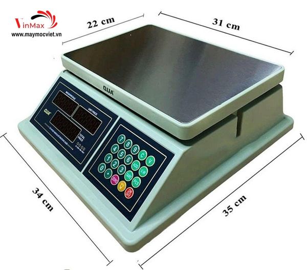 Cân Điện Tử Tính Tiền QUA 832 – 30kg Chính Xác Cao, Bền Bỉ Cho Kinh Doanh