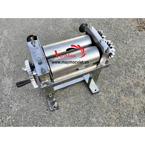Máy Cán Mực, Cá Khô Quay Tay Inox Hàng Việt Nam CM176