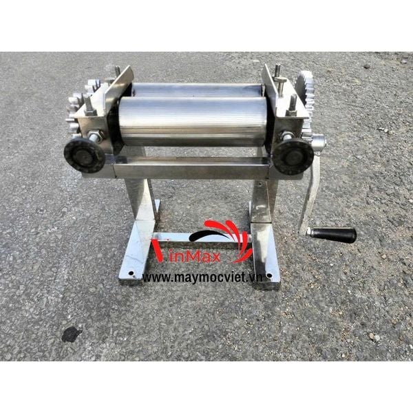 Máy Cán Mực, Cá Khô Quay Tay Inox Hàng Việt Nam CM176