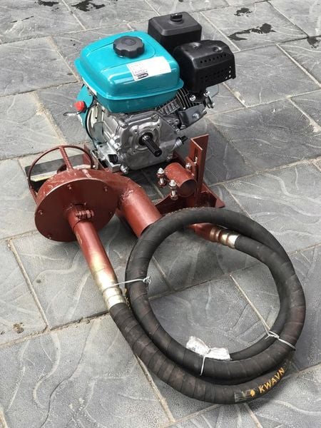 Máy hút bùn biogas cáp mềm chạy xăng 6.5HP TBH650