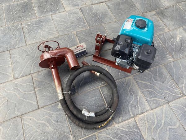 Máy hút bùn biogas cáp mềm chạy xăng 6.5HP TBH650