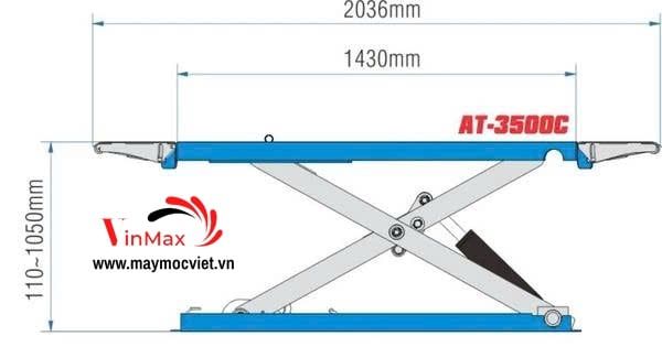 Cầu Nâng Cắt Kéo Di Động 3,5 Tấn Autolift AT-3500C