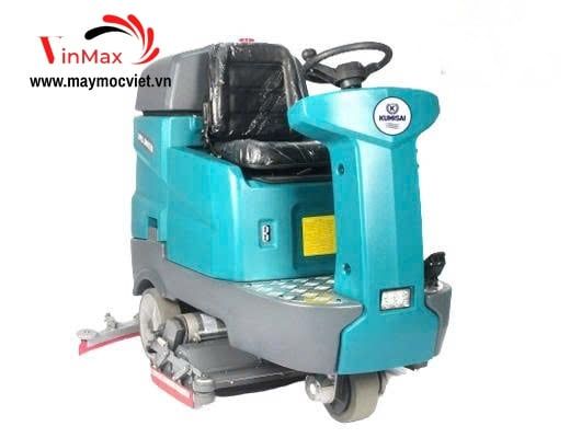 Máy chà sàn ngồi lái tích hợp quét rác Kumisai KMS D9X