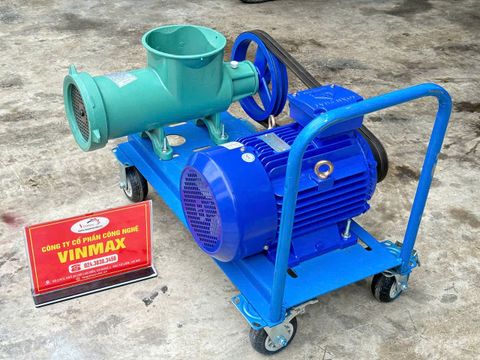 Máy Đùn Xương Gà Công Nghiệp Cối 62 Motor 7.5kW Turbo TB6275