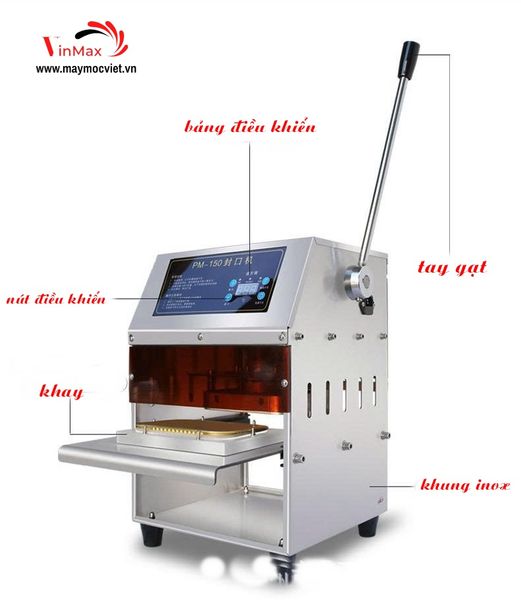 Máy Dán Miệng Hộp Nhôm Bán Tự Động Turbo PM150