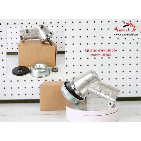 Đầu Bò Gắn Máy Cắt Cỏ Honda Volga 28-9 Khía