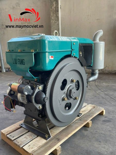 Động Cơ Diesel Liufang 36HP Mát Gió Đề Điện LF36