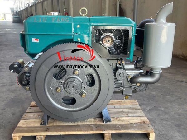 Động Cơ Diesel Liufang 36HP Mát Gió Đề Điện LF36