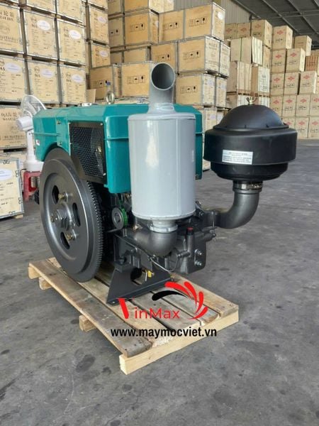Động Cơ Diesel Liufang 33HP Mát Gió Đề Điện LF33