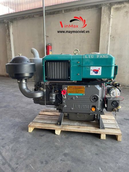 Động Cơ Diesel Liufang 36HP Mát Gió Đề Điện LF36