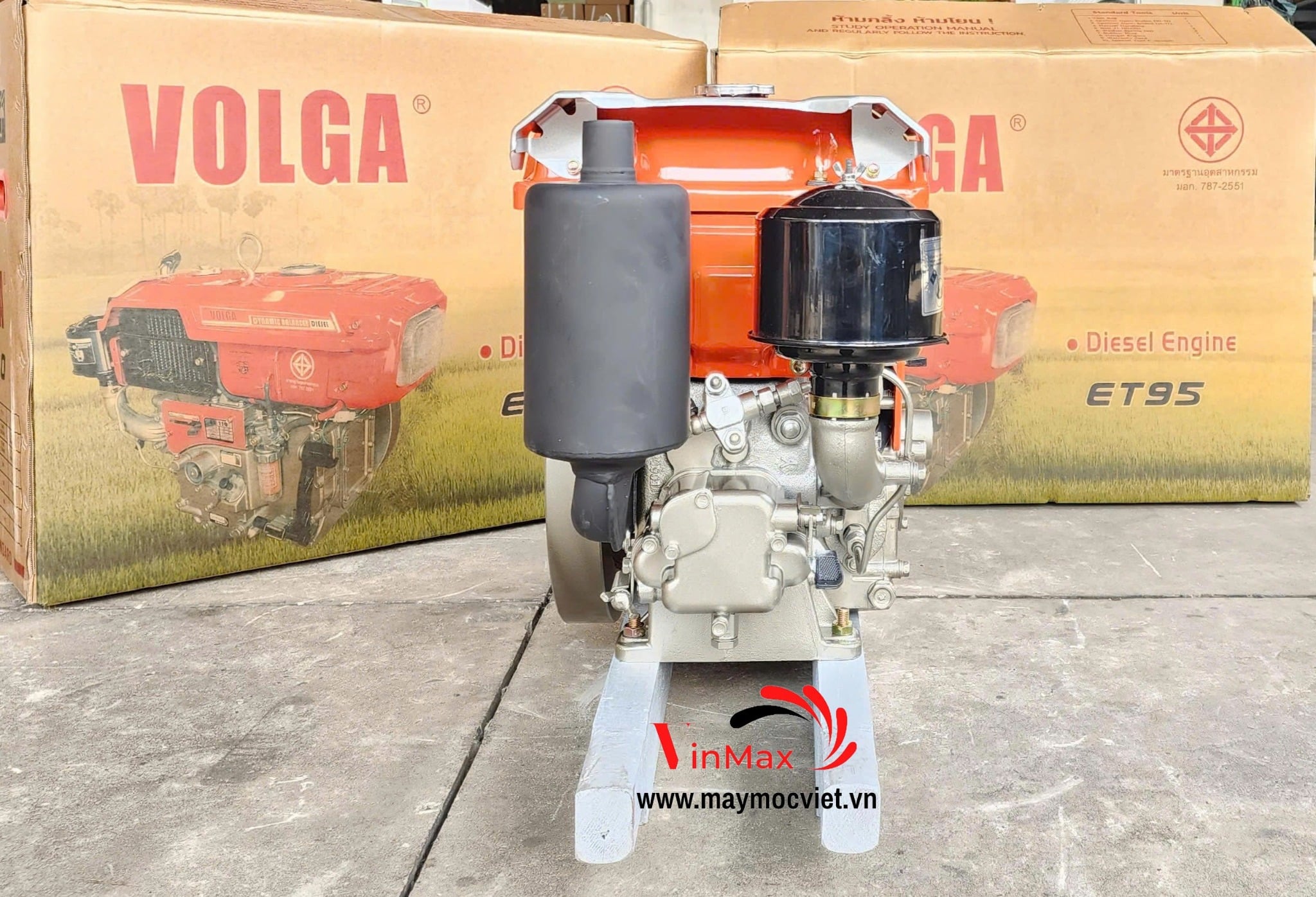 Động Cơ Diesel Volga ET95 (9.5HP) – Vinmax- maymocviet.vn