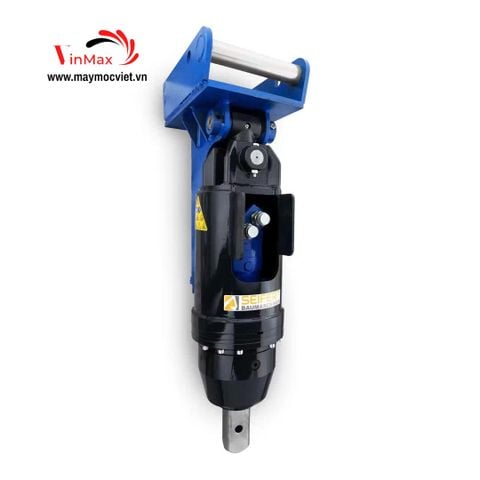 Đầu thủy lực lắp mũi khoan đất gắn cần cẩu xúc đất Turbo TB60