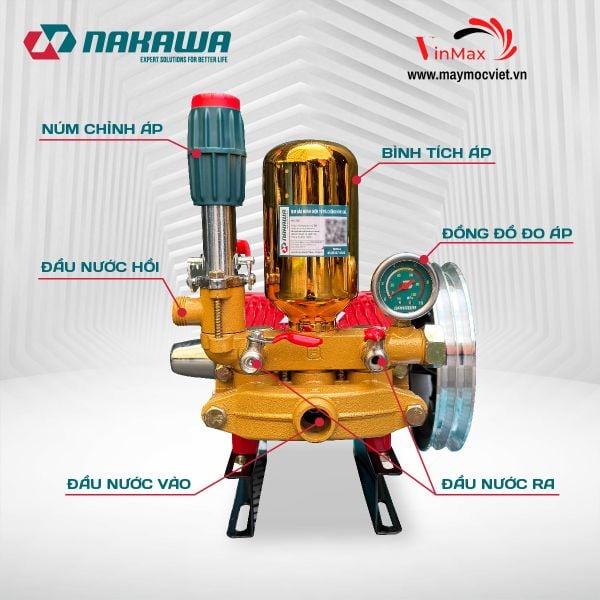 Đầu xịt rửa 2HP Nakawa NK2245H