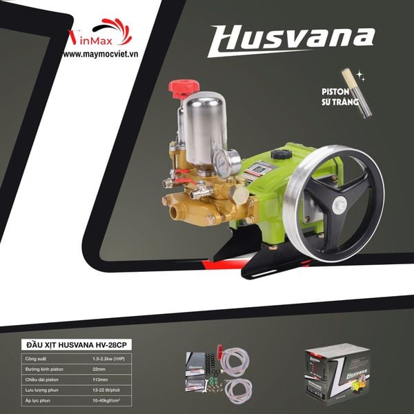 Đầu Xịt Áp Lực 1hp Husvana HV-28CP